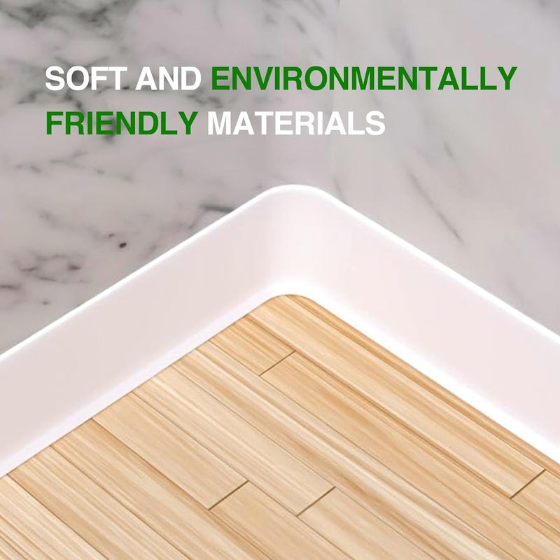ROUIXSEN Self Adhesive White Wall Molding Trim 3 Inch x 40 Feet, Wall Baseboard Molding Trim Flexible Soft Rubber Floor Molding Trim Peel and Stick Design Home Decoration Skirting Baseboard Trim for Corner - Image 2